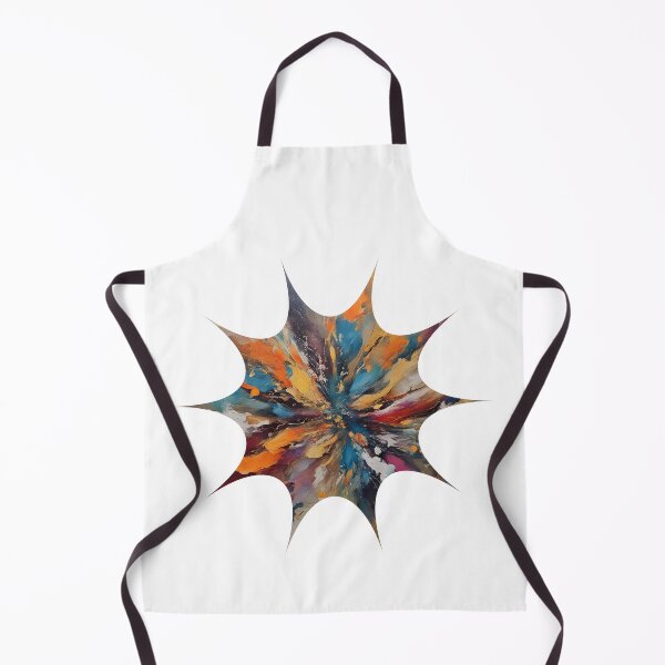 Item preview, Abstract artpiece star, splashart, colourful brown paints graffiti designed and sold by Coolparrotgirl.