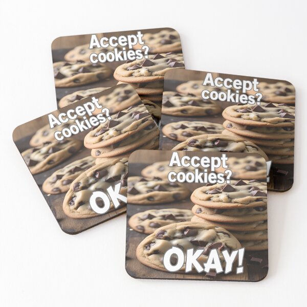 Item preview, Accept Cookies? Okay! designed and sold by Surreallytee.