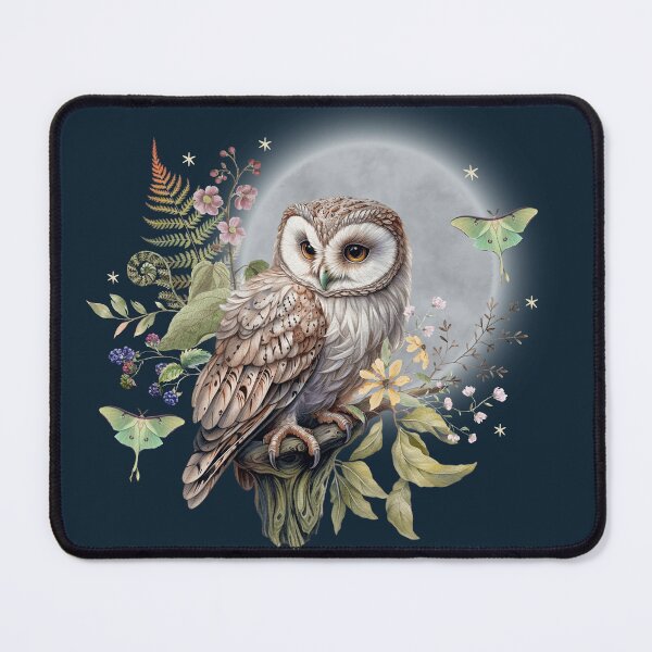 Item preview, Mystical Owl and Luna Moth designed and sold by Fairymeshop.