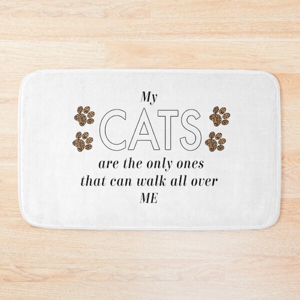 Item preview, Cats walk all over me! designed and sold by KingExpressions.