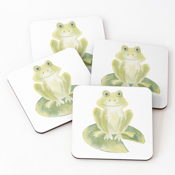Item preview, Smiling frog watercolour designed and sold by RSHarts.