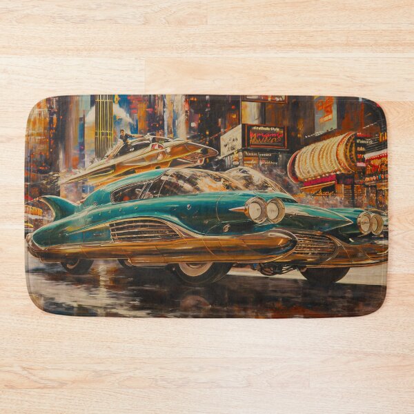 Item preview, Retro hovercar collectible designed and sold by Rebelka.