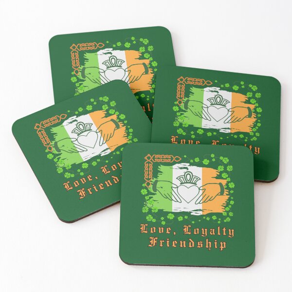 Item preview, Love Friendship and Loyalty Irish design gifts with Claddagh ring. designed and sold by MCanderart.