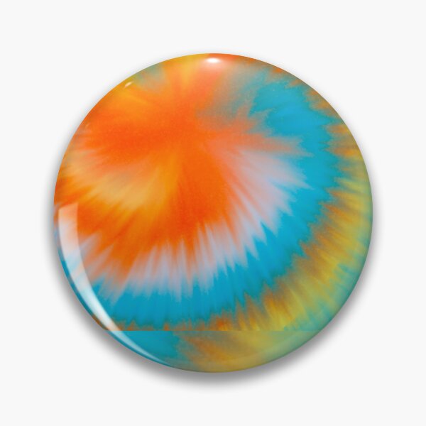 Artikelvorschau, Tye Dye Art Mix Mashup Orange Blau Gelb Buntes Muster entworfen und verkauft von LLdreams.