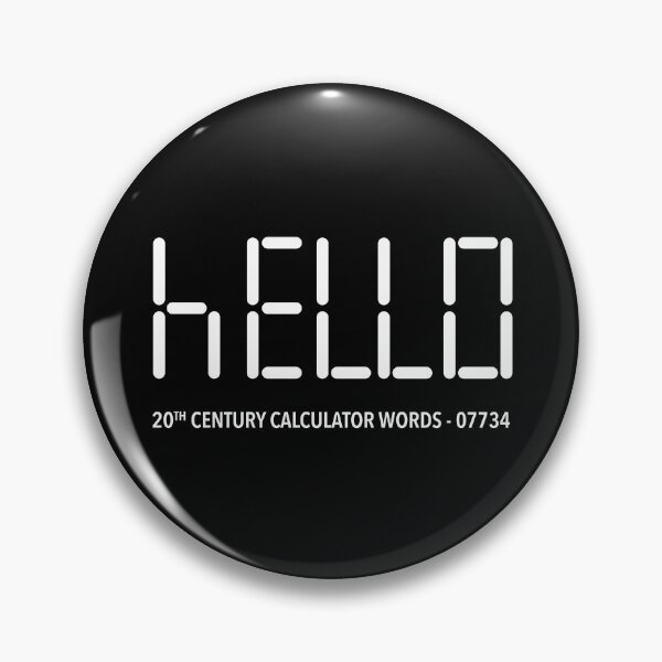 Item preview, Calculator Words - Hello designed and sold by twHistory.