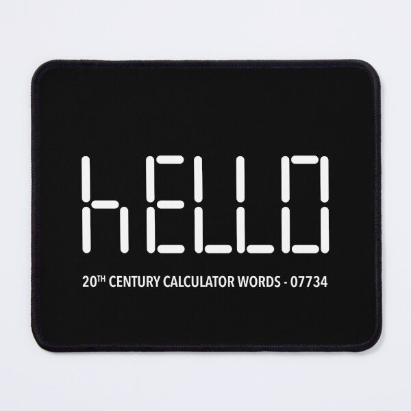 Item preview, Calculator Words - Hello designed and sold by twHistory.