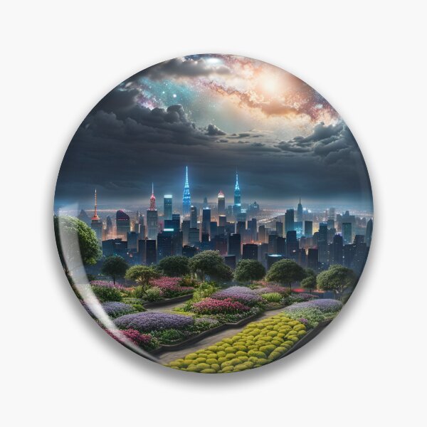 Item preview, Gardens Looking Ove Metropolis designed and sold by Bright-Moonrise.