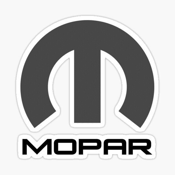 Mopar Carbon Fiber Sticker