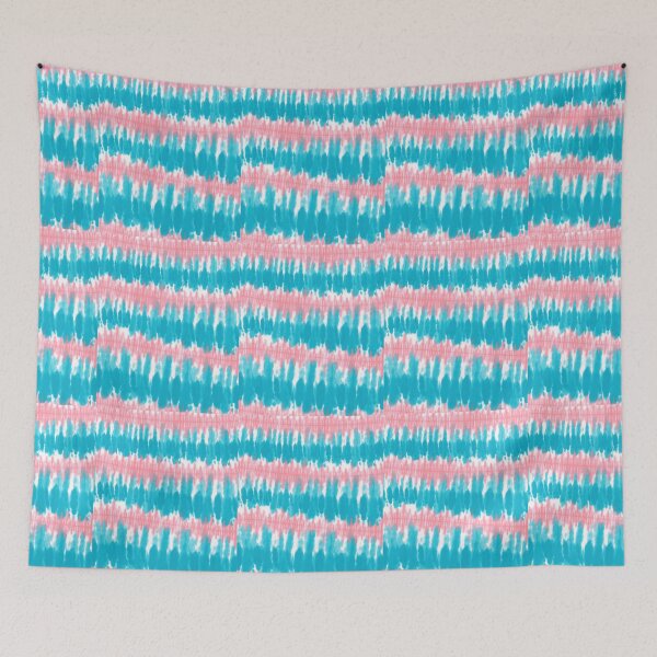 Item preview, Tye Dye Art Mix Mashup Pink Blue Colorful Pattern designed and sold by LLdreams.