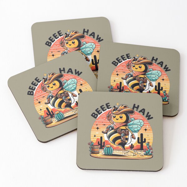 Item preview, Bee-Haw, Honey! Buzzing Through the Wild West designed and sold by BlueGoldArt.