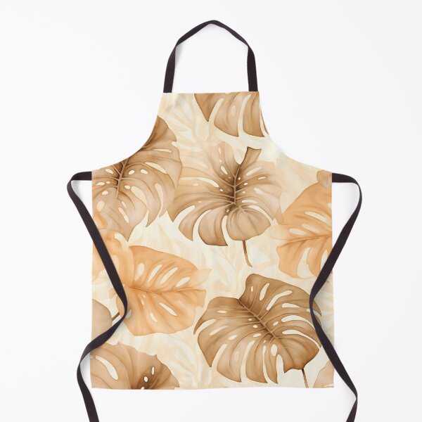 Artikelvorschau, Cottagecore Monstera Leaves Botanische beige Pastellpflanzen entworfen und verkauft von fluffstuffgifts.