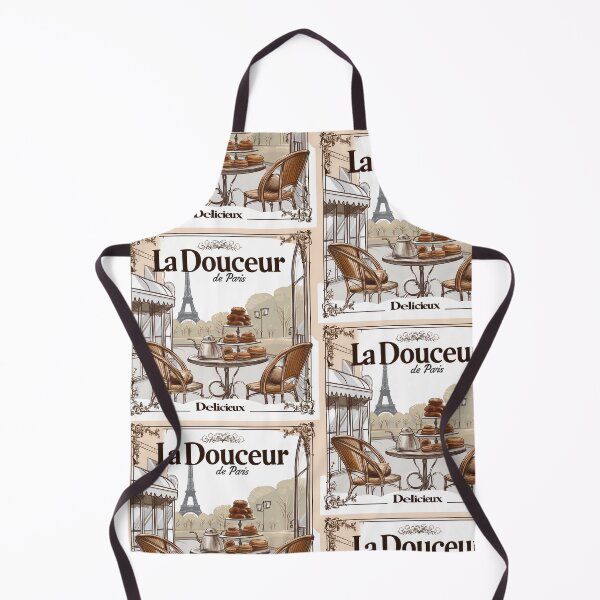 Item preview, Parisian Patisserie Elegance - Charming French Cafe with Eiffel Tower View designed and sold by David Balzen.
