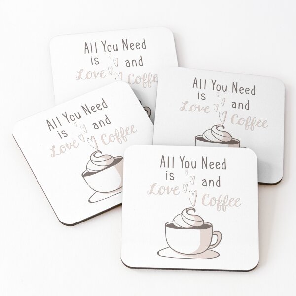 Item preview, All You Need is Love and Coffee designed and sold by PeppermintCreek.