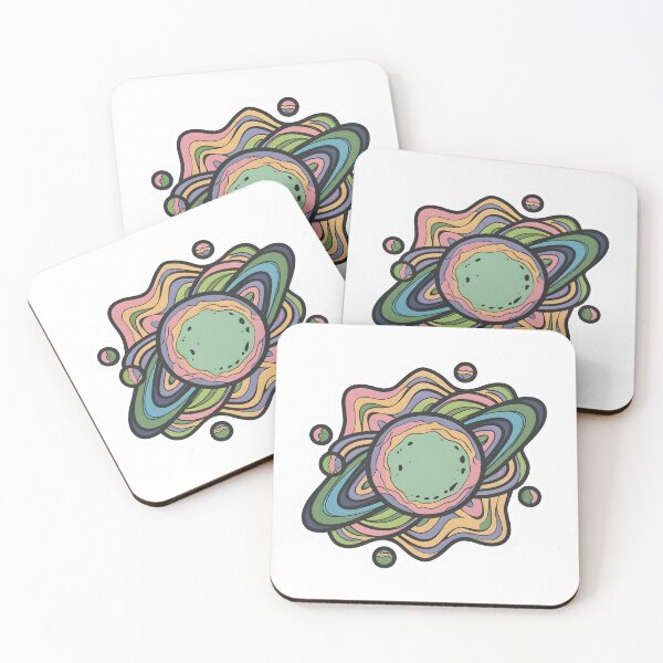 Item preview, A colorful abstract sticker design inspired by cosmic galaxies designed and sold by ArtshirtGroup.