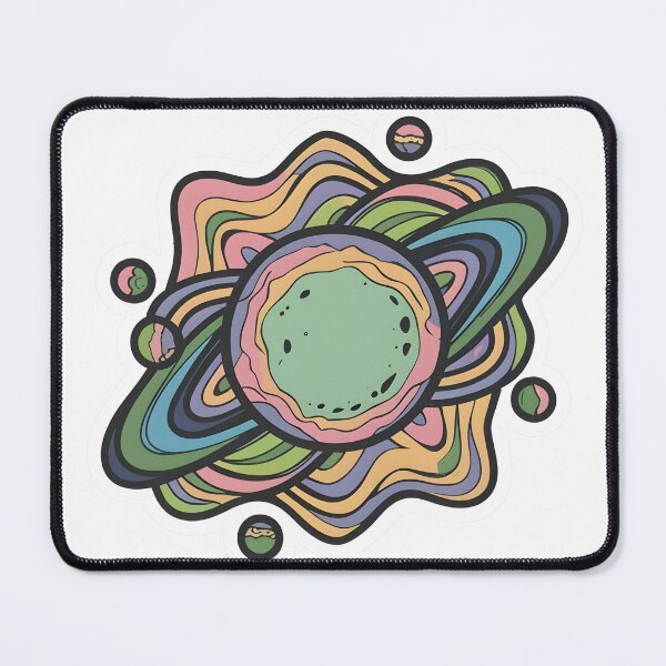 Item preview, A colorful abstract sticker design inspired by cosmic galaxies designed and sold by ArtshirtGroup.