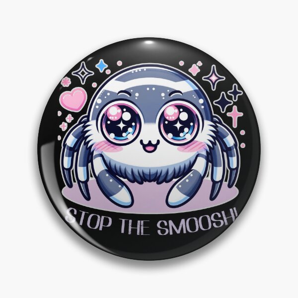 Item preview, Jumping Spiders Lover Stop the Smoosh Cute Spooder Humorous designed and sold by Chmielayka.