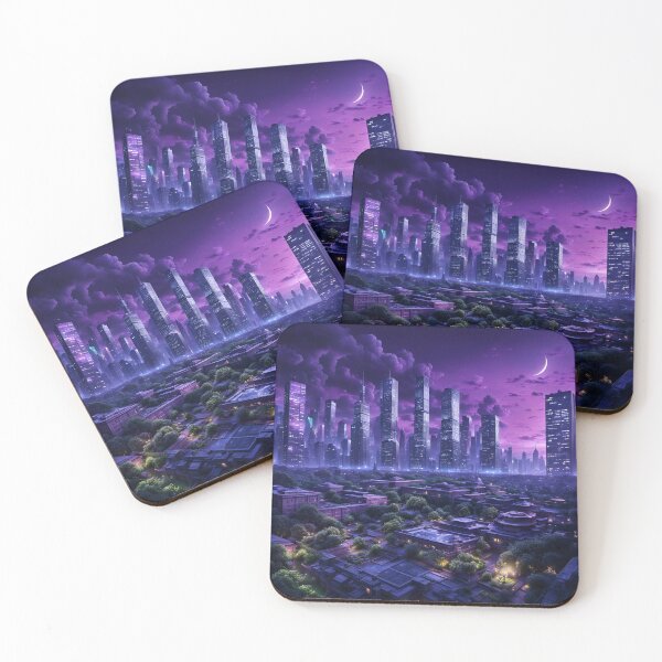 Item preview, Garden City at Midnight designed and sold by Bright-Moonrise.
