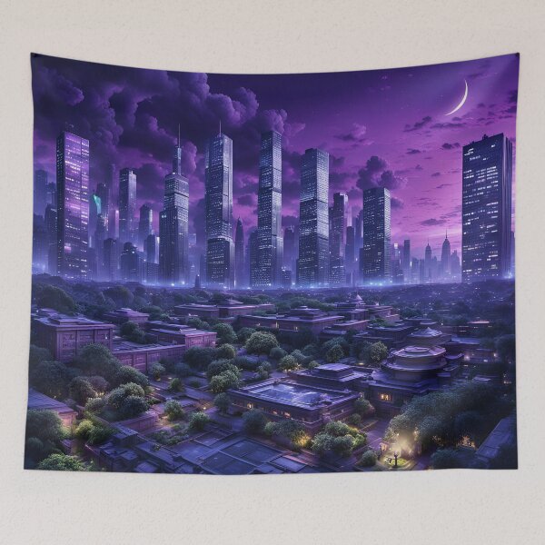 Item preview, Garden City at Midnight designed and sold by Bright-Moonrise.