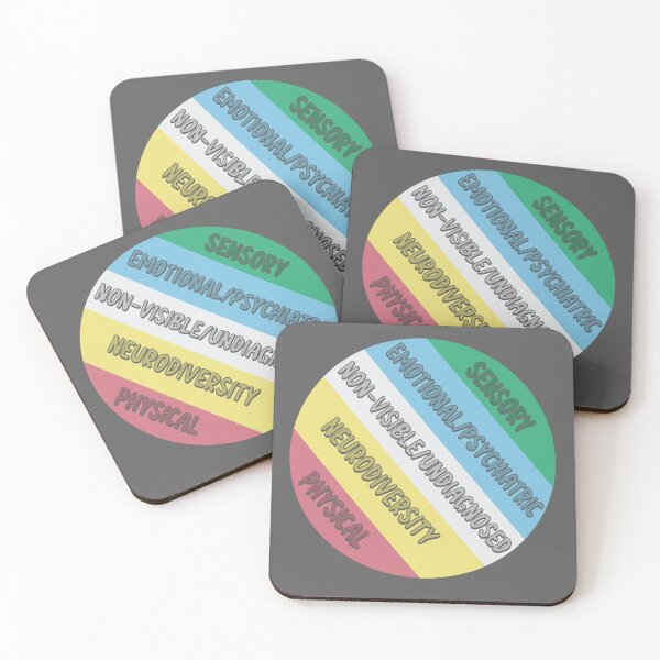 Item preview, Disability Pride Flag Circle designed and sold by Becky-Marie.