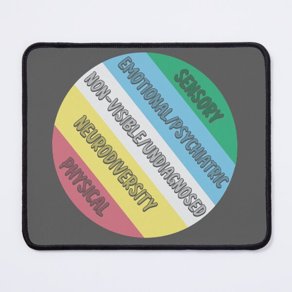 Item preview, Disability Pride Flag Circle designed and sold by Becky-Marie.