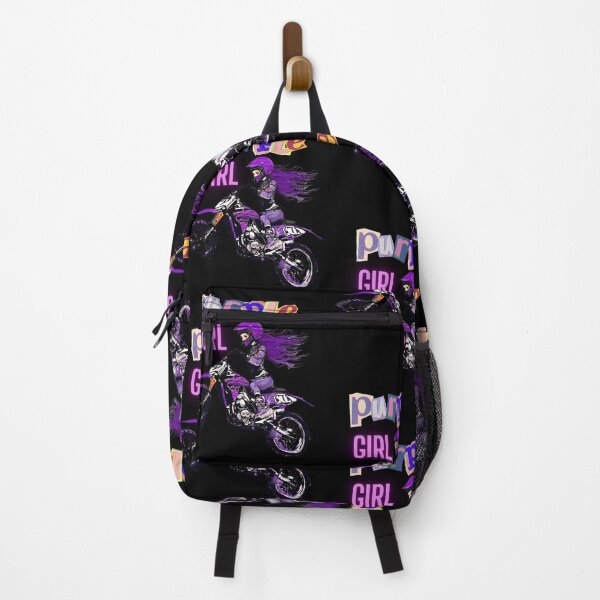 Item preview, purple girl driving a motocross designed and sold by jeison450.