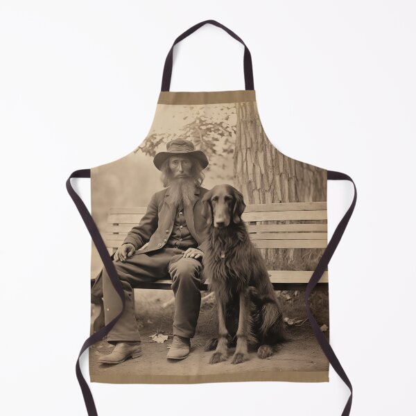 Item preview, Ghost Town Tall Man and Tall Dog (Vintage Photo) designed and sold by Samuelsboro.