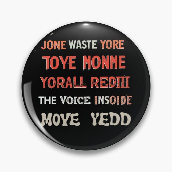 Item preview, Jone Waste Yore Toye Monme Yorall Rediii  designed and sold by FocusedPatterns.