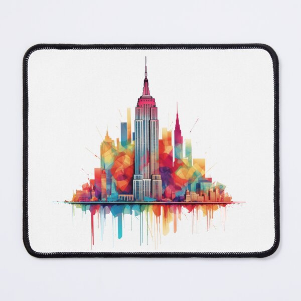 Item preview, New York, New York - digital art screenprint style  designed and sold by Kr3uzberg.