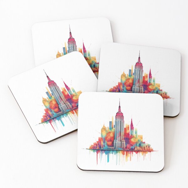 Item preview, New York, New York - digital art screenprint style  designed and sold by Kr3uzberg.