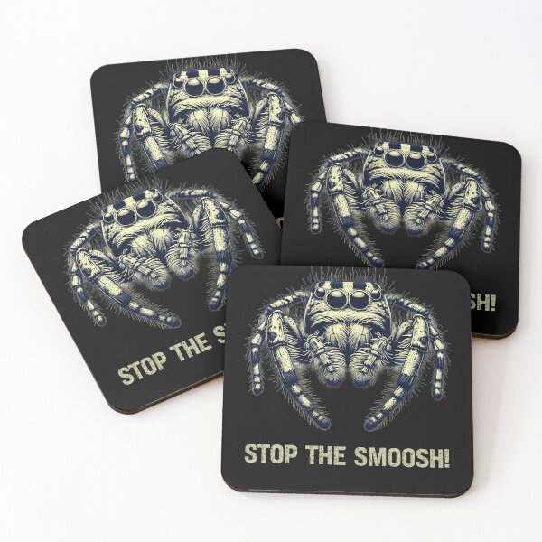 Item preview, Jumping Spiders Lover Stop the Smoosh Cute Spooder Humorous designed and sold by Chmielayka.