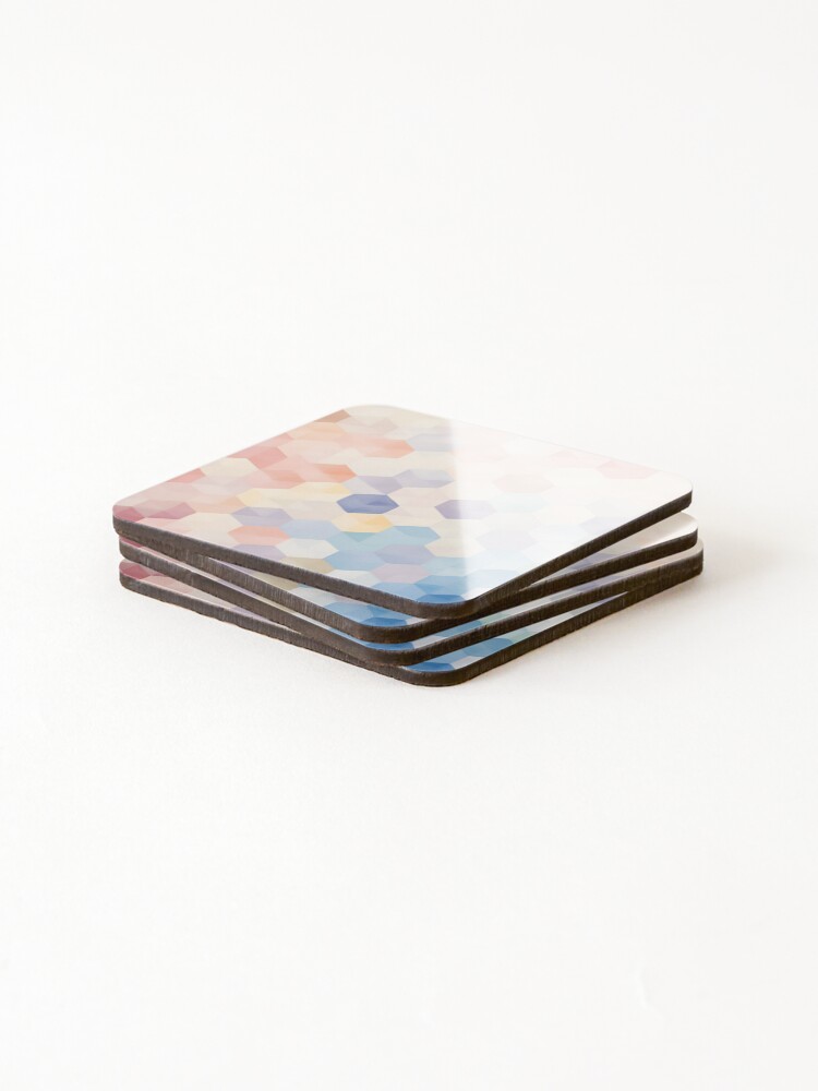 Thumbnail 4 of 5, Coasters (Set of 4), Spring geometries designed and sold by RxU3.
