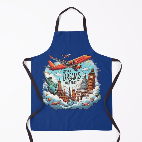 Item preview, LET YOUR DREAMS FLIGHT: A TRAVELER'S ADVENTURE designed and sold by BlueGoldArt.