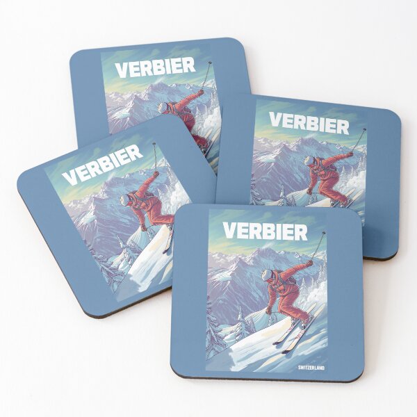 Item preview, Verbier Switzerland Ski designed and sold by StudioRedKoala.