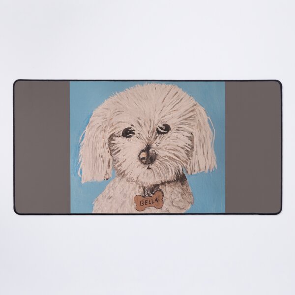 Item preview, Cute white fluffy dog designed and sold by Linda La Guardia.