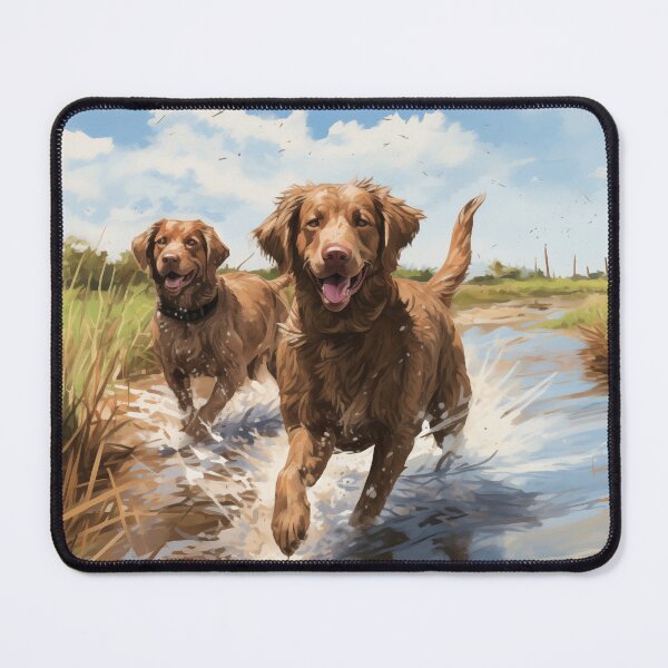 Item preview, Chesapeake Bay Retrievers in a Saltwater Marsh (Design 2) designed and sold by Samuelsboro.