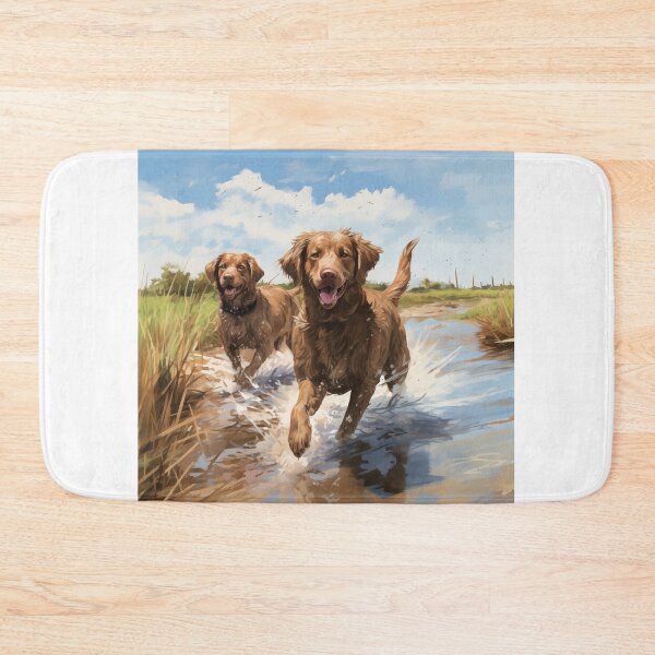 Item preview, Chesapeake Bay Retrievers in a Saltwater Marsh (Design 2) designed and sold by Samuelsboro.