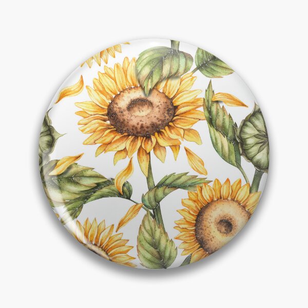 Item preview, Sunflower - Seamless Pattern - Water Color designed and sold by patternjp.