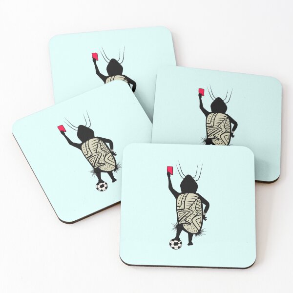Item preview, Football Referee Cave Person With Red Card designed and sold by SteinHead.