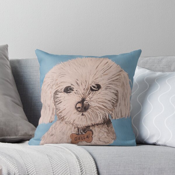 Item preview, Cute white fluffy dog designed and sold by Linda La Guardia.