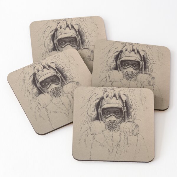 Item preview, Cool artistic face drawing with mask designed and sold by Smurfypixels.