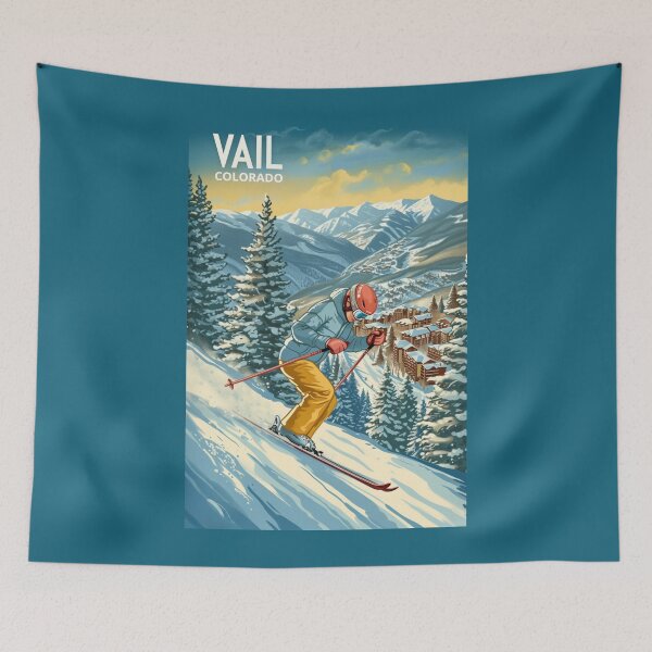 Item preview, Vail Colorado Ski  designed and sold by StudioRedKoala.