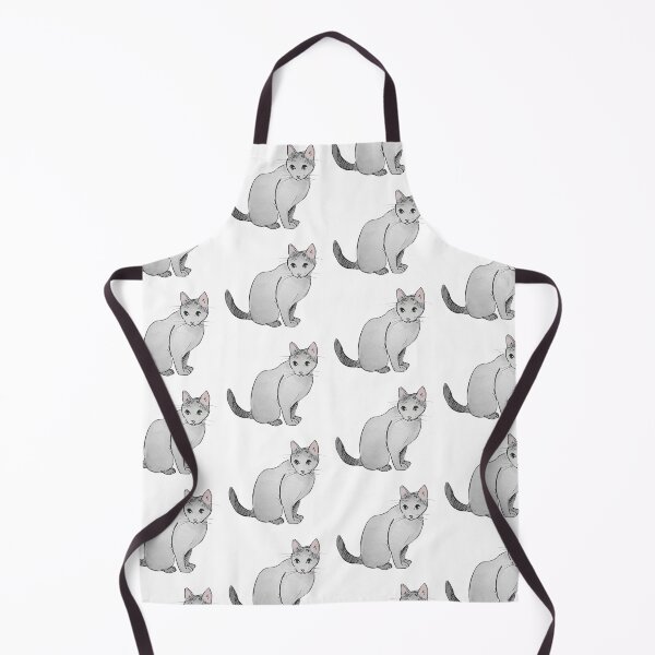 Item preview, Black and white cat standing sketch in graphite designed and sold by Asutip.