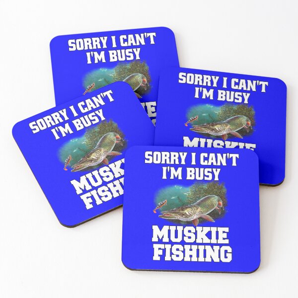 Item preview, Muskie Fisherman Fishing Sorry I Can’t I’m Busy Muskie Fishing  designed and sold by fantasticdesign.
