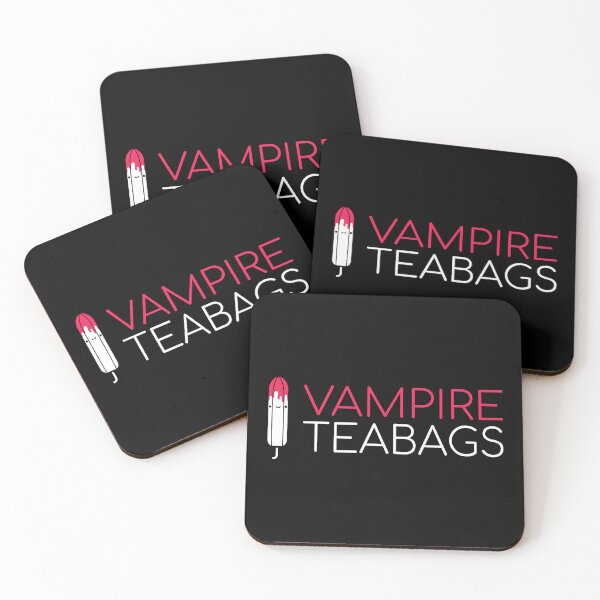 Item preview, Vampire Teabags Slogan Cute Dark Cartoon Tampon  designed and sold by JessicaAmber.