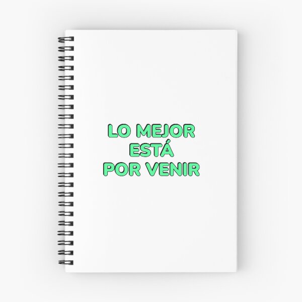 Artikelvorschau, Lo mejor esta por venir – Spanische Motivation entworfen und verkauft von Inspirationmotivation.