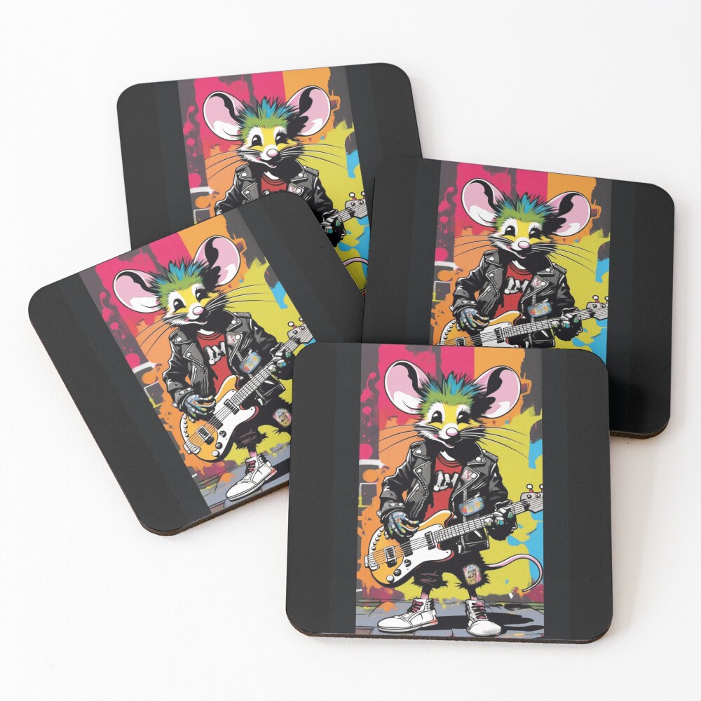 Item preview, Coasters (Set of 4) designed and sold by BubbleTextBox.