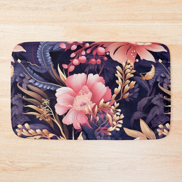 Item preview, Pink and Violet Floral Pattern  designed and sold by HausKatz.