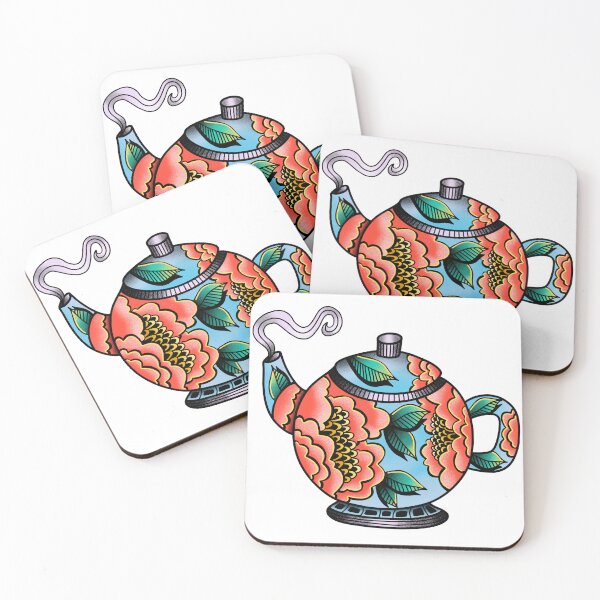 Item preview, Floral Teapot designed and sold by KneeC.