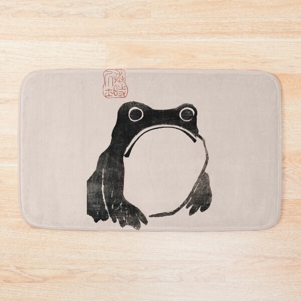 Item preview, Grumpy frog Japanese matsumoto hoji  | Unimpressed Frog Meika Gafu by Matsumoto Hoji  designed and sold by TeeARTHY.