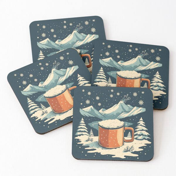 Item preview, I Like My Coffee Icy: Snowy Winter Camping designed and sold by WildPalette-Art.